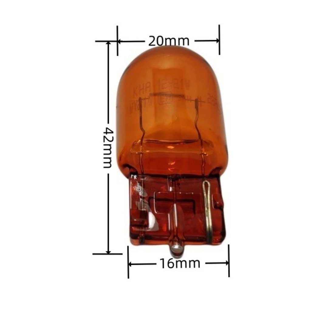Lamp WY21W 12V 21W Amber (Made in China)