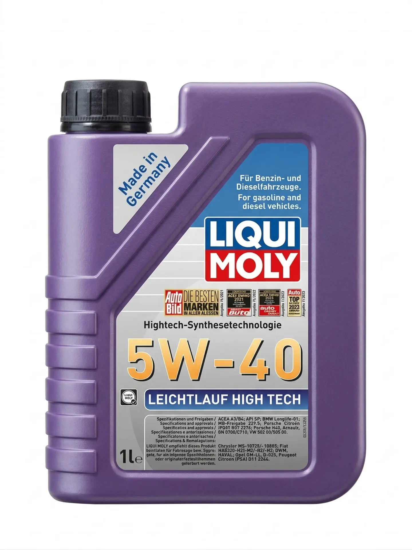 [O390] Engine Oil Leichtlauf High Tec 5W-40 1 lt [LIQUIMOLY](Made in Germany) (2327)