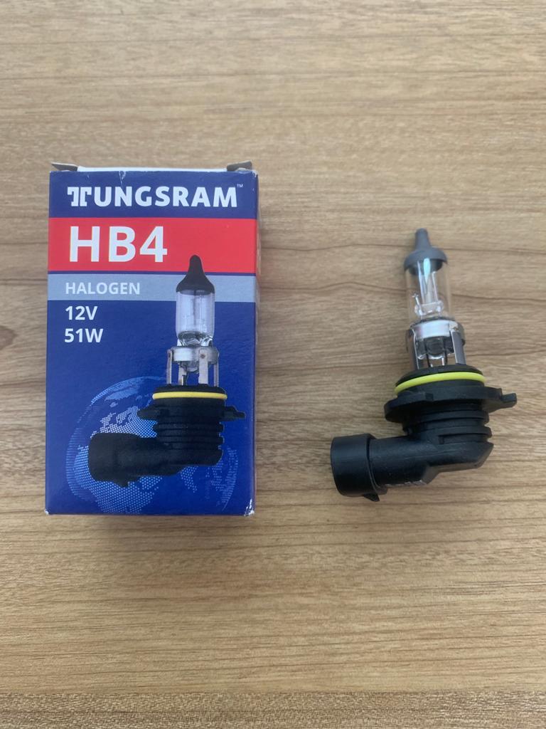 Lamp Halogen HB4 9006 12V 51W (Tungsram) (Made in Hungary)