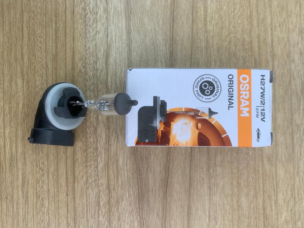 Lamp Halogen H27W/2 (881) 12V 27W (Osram) (Made in South Korea)