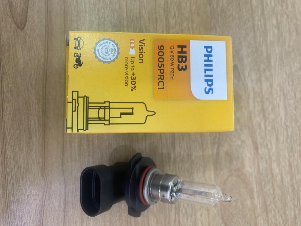 Lamp Halogen HB3 9005 12V 60W + 30% [Philips] (Made in Germany) (DE9005PRC1)