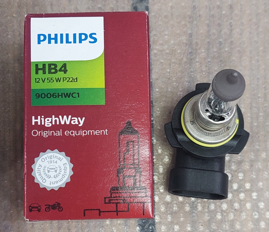 Lamp Halogen HB4 9006 12V [Philips] (Made in Germany) (9006PRC1) 