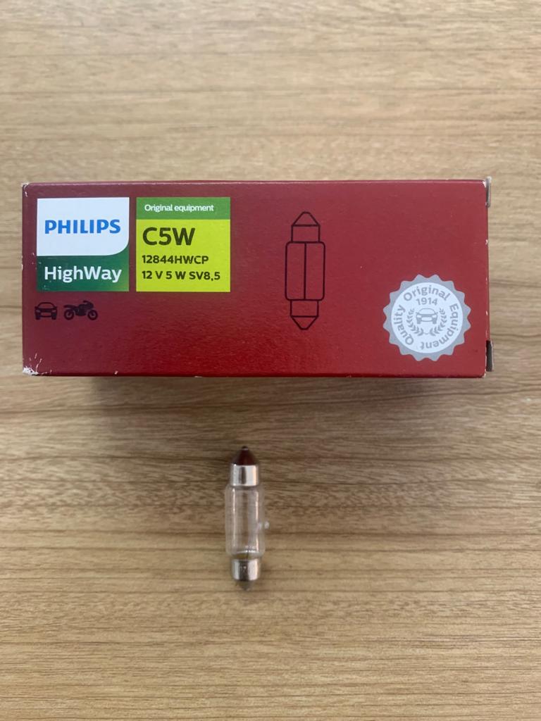 Lamp Balaha C5W 12V 5W [Philips] ( Made in Poland )(12844HWCP)