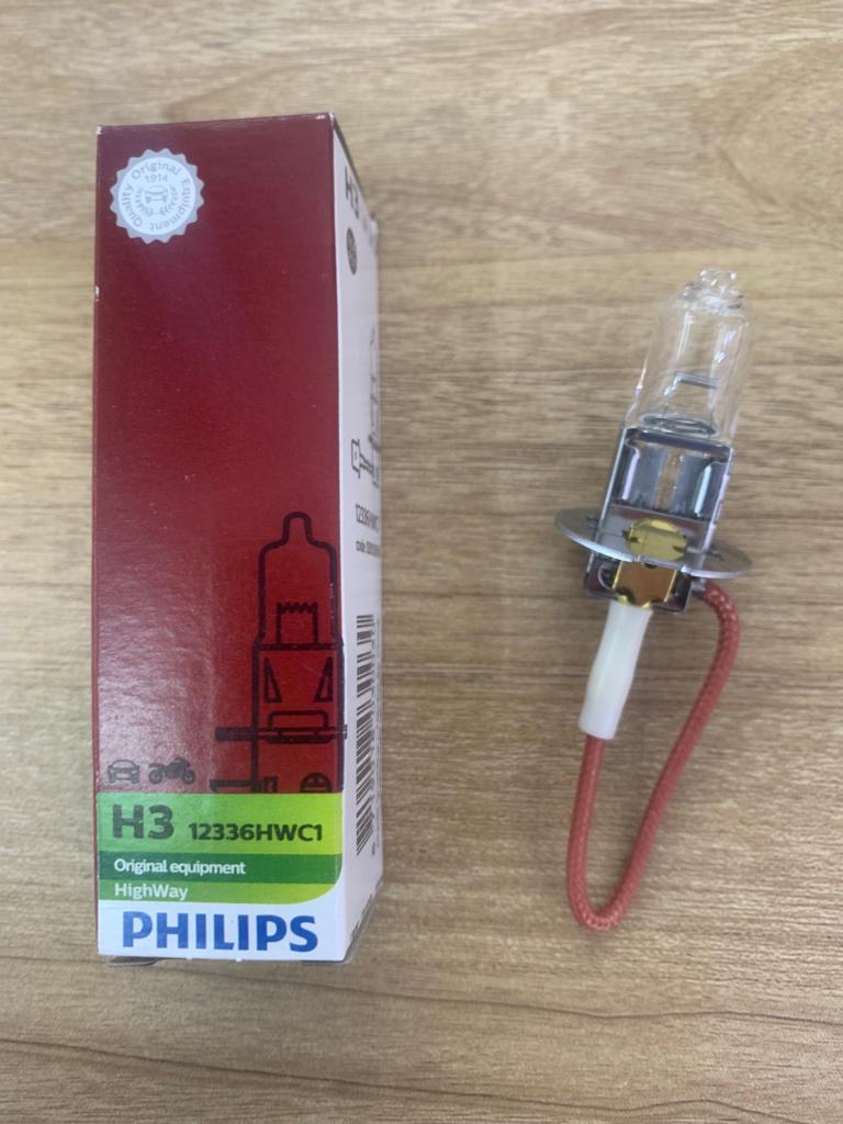 Lamp Halogen H3 12V 55W [Philips] (Made in China) (CN12336HWC1) 
