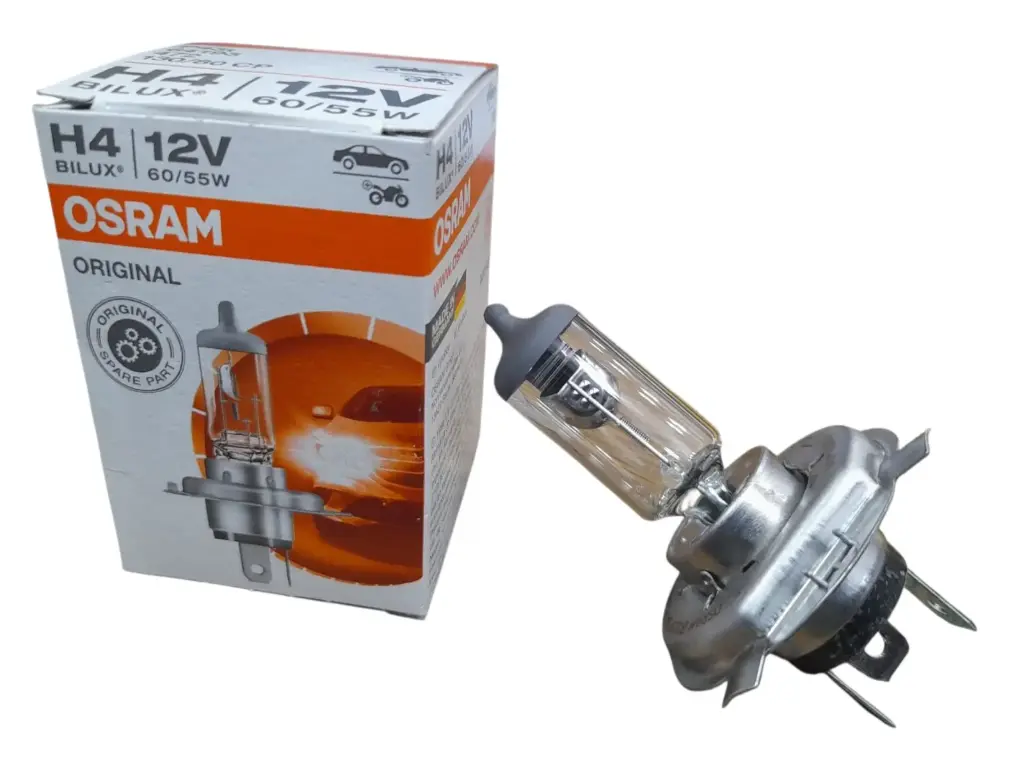 [L155] Lamp Halogen H4 12V 60/55W 80/130 CP (Osram) (Made in Germany) (64193)