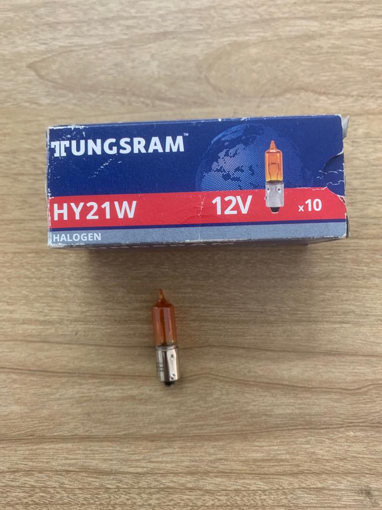 Lamp HY21W 12V 21W (Tungsram) (Made in Germany) (54410U B10)