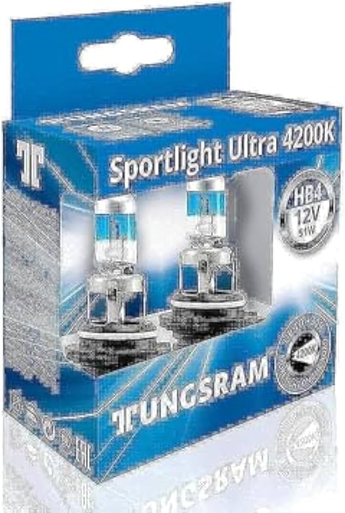 Lamp Halogen Kit 9006 4200K + 30% [Tungsram] (Made in Hungary) //