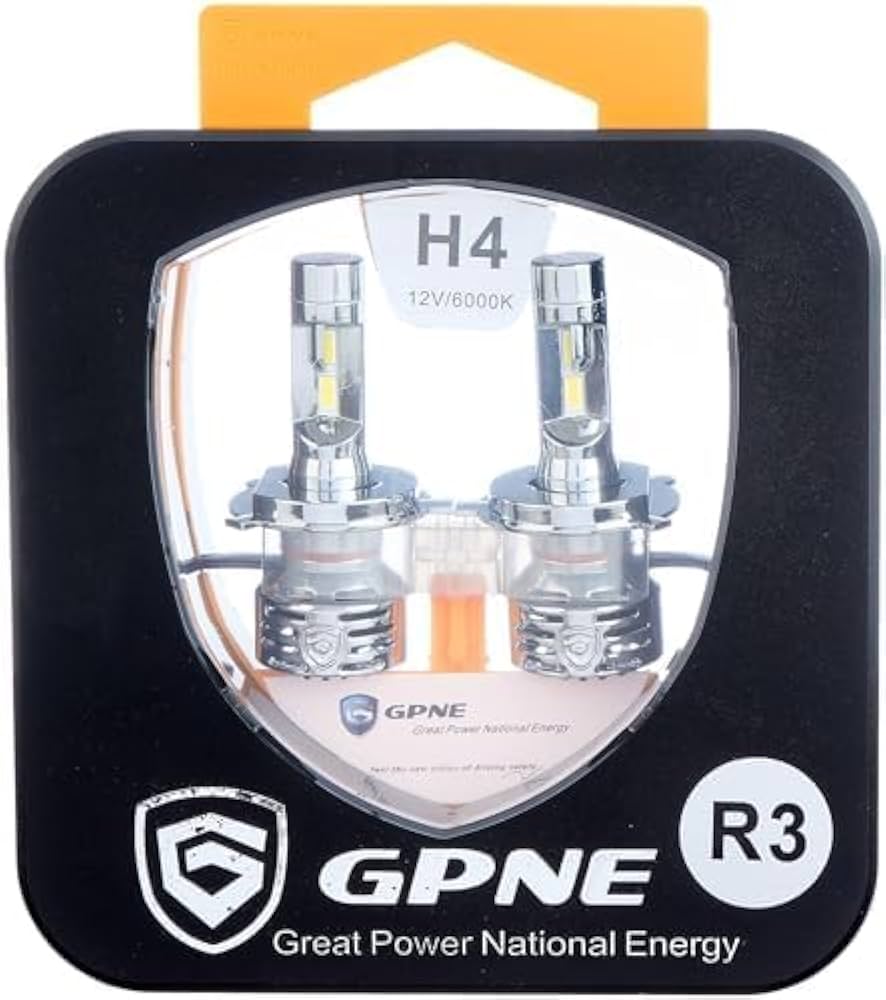 لمبه ليد طقم H4 R3 GPNE (صنع في الصين)