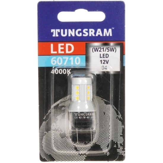 [L400] Lamp Led 2 Pole W21/5W 12V/5 W [Tungsram] ( Made in China)