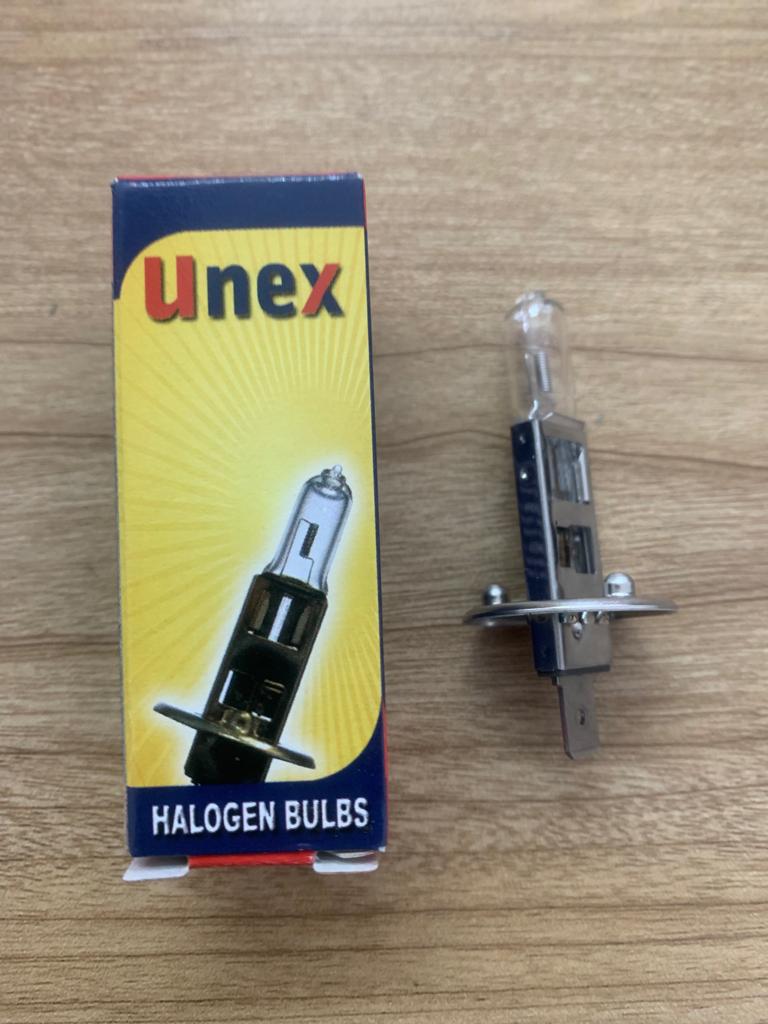 Lamp Halogen H1 12V 100W (Unex) (Made in Korea)