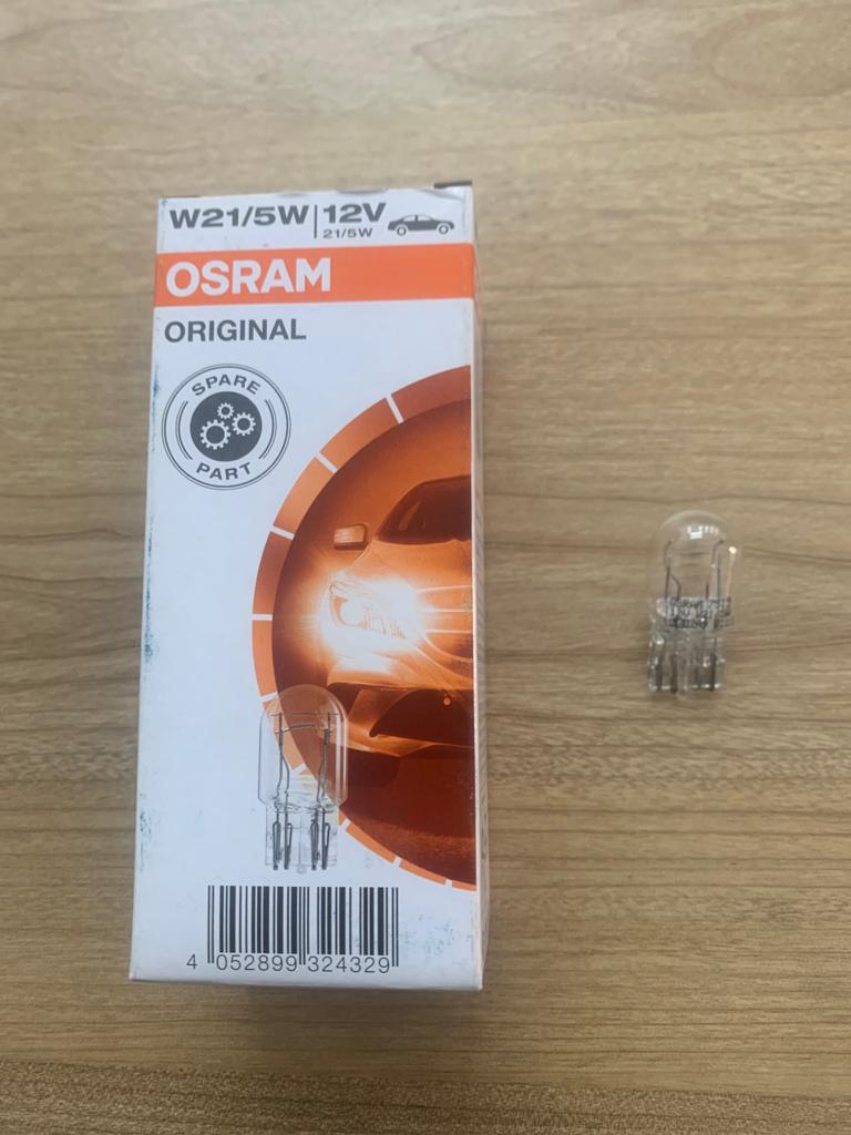 [L195] Lamp 2 Pole W21/5W 12V 5W [Osram] (7515)