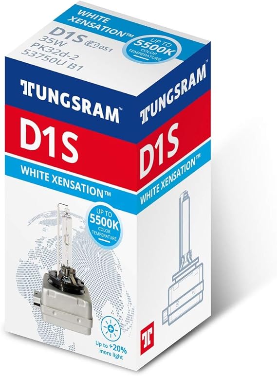 [L338] Lamp Xenon D1S 5500 K +20% Tungsram made in Hungary-