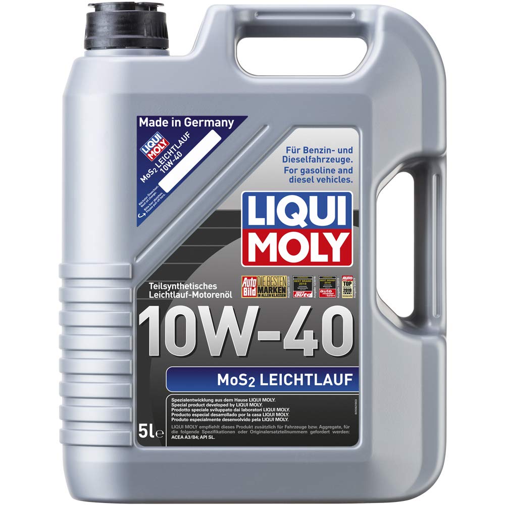 Liquimoly Engine Oil MOS2 Leichtlauf 10W-40 5 lt (Made in Germany) (2184) 