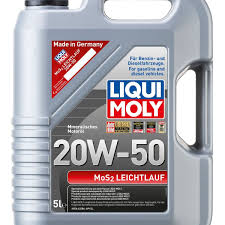 Liquimoly Engine Oil MOS2 Leichtauf 20W-50 Anti Friction Motor Oil 5 lt (Made in Germany) (1212)