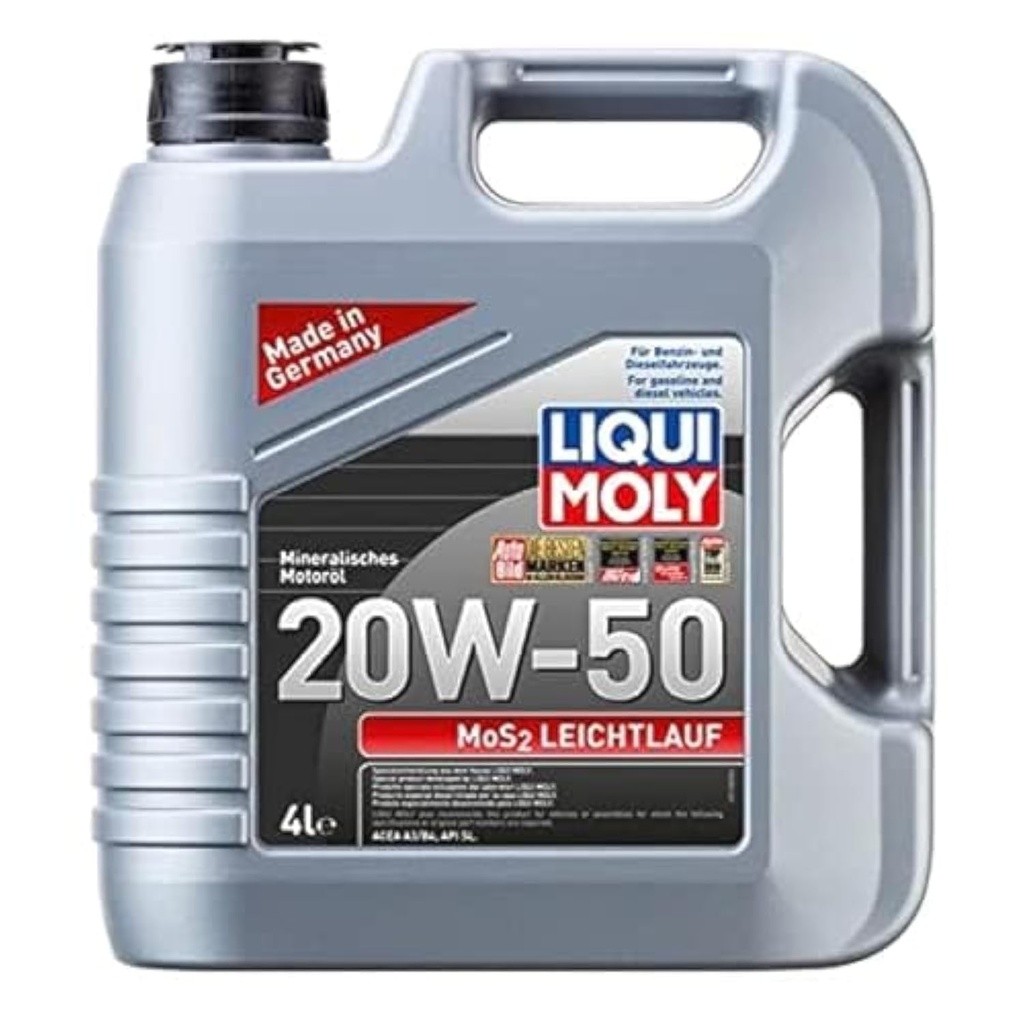 Liquimoly Engine Oil MOS2 Leichtlauf 20W-50 4 lt (Made in Germany) (21358)