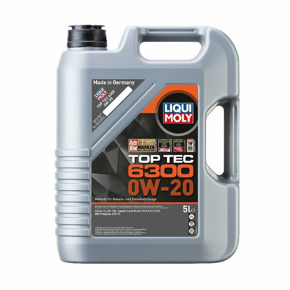 Liquimoly Engine Oil Top Tec 6300 0W-20 Land Rover 5 lt (Made in Germany) (21217) //
