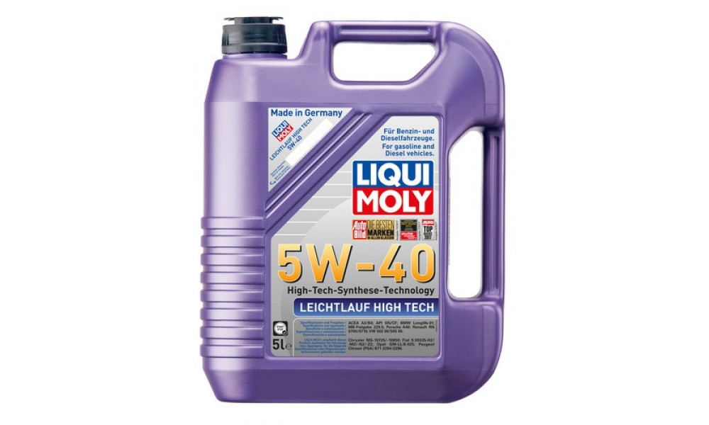 Liquimoly Engine Oil Leichtlauf High Tec 5W-40 5 lt (Made in Germany) (2328) //