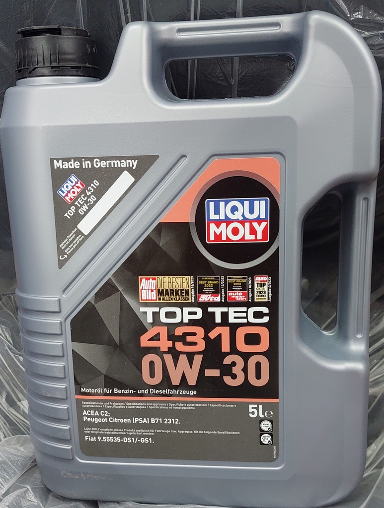 Liquimoly Engine Oil Top Tec 4310 0W-30 5 lt (Made in Germany) (2362)