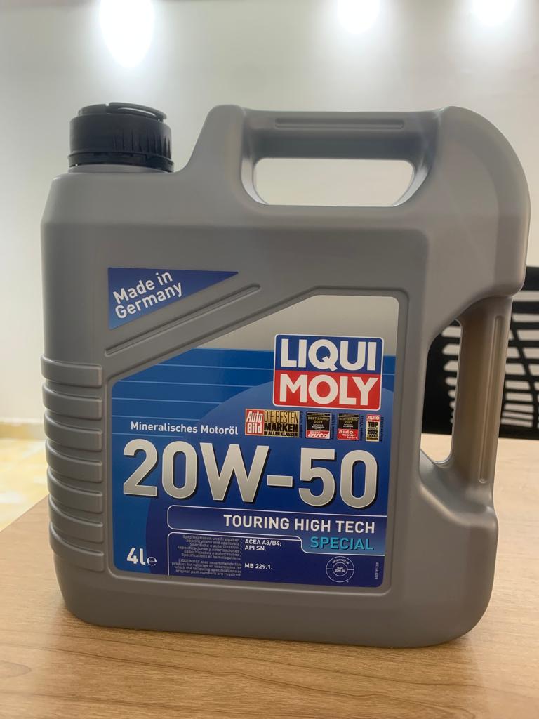 Liquimoly Engine Oil Touring High Tech Special 20W-50 4 lt (Made in Germany) (21591)