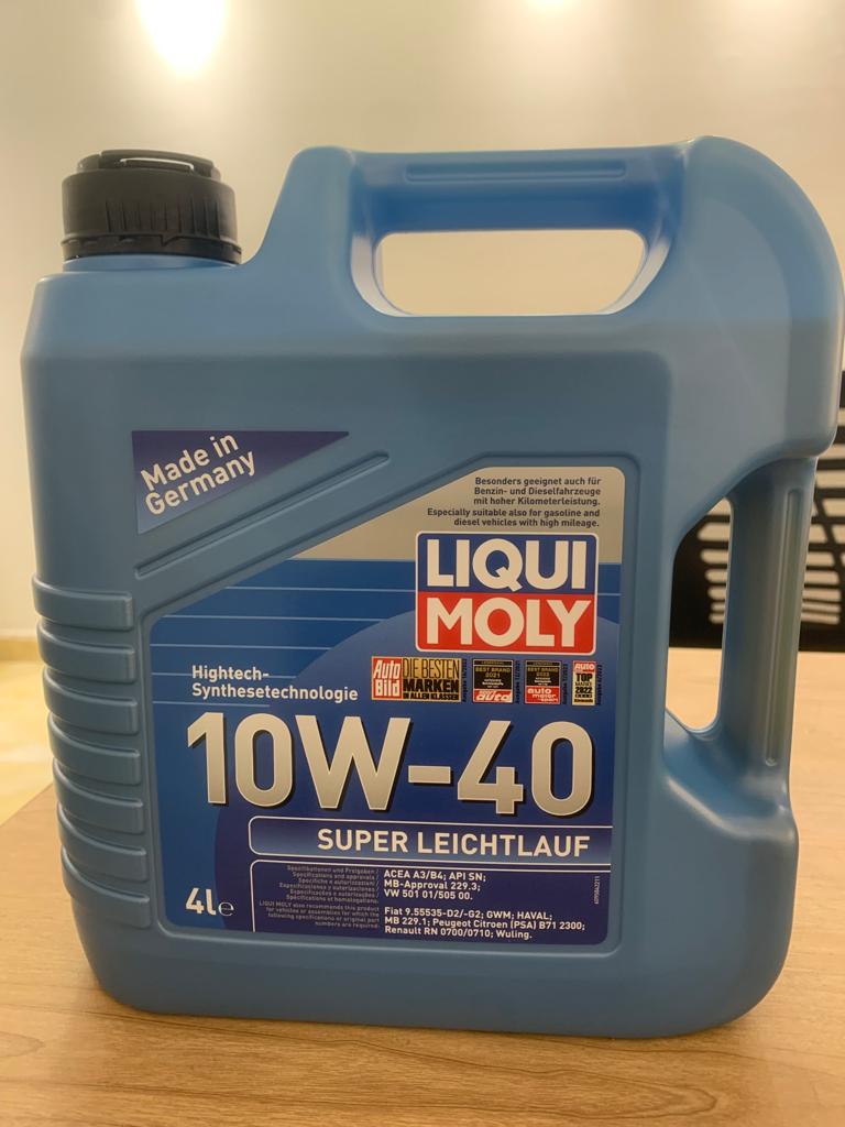 [O316] Liquimoly Engine Oil Super Leichtlauf 10W-40 4 liters (Made in Germany) (9504) //