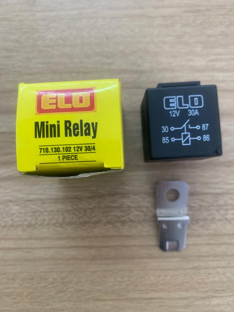 [E163] Relay Horn 4 legs 12V [ELO] (Made in Turkey) (EM304)