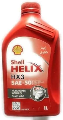 Shell Engine Oil HX3 SAE 50 (SL/CF) 1,000 Km 1 liter (Red)
