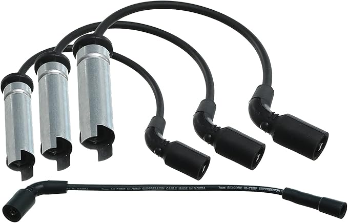 [E011] Spark Plug Cables Set Daewoo Lanos [SMG] (Made in Korea)