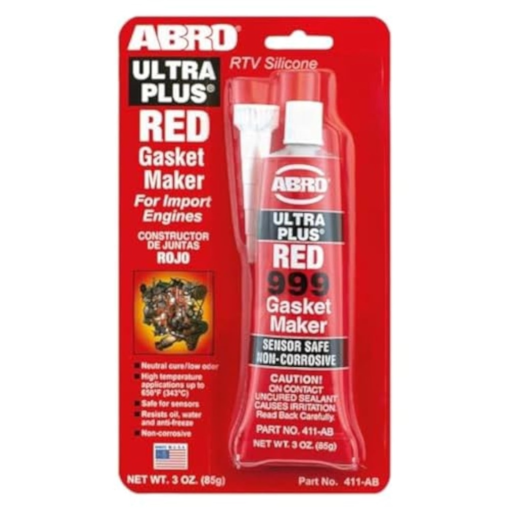 Thermal Silicon Ultra Plus Red [Abro] (Made in USA) //