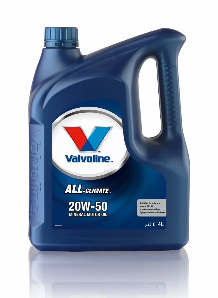 [O444] Engine Oil All Climate 20W50- 4 litres API SL/CF mineral [Valvoline](made in UAE)