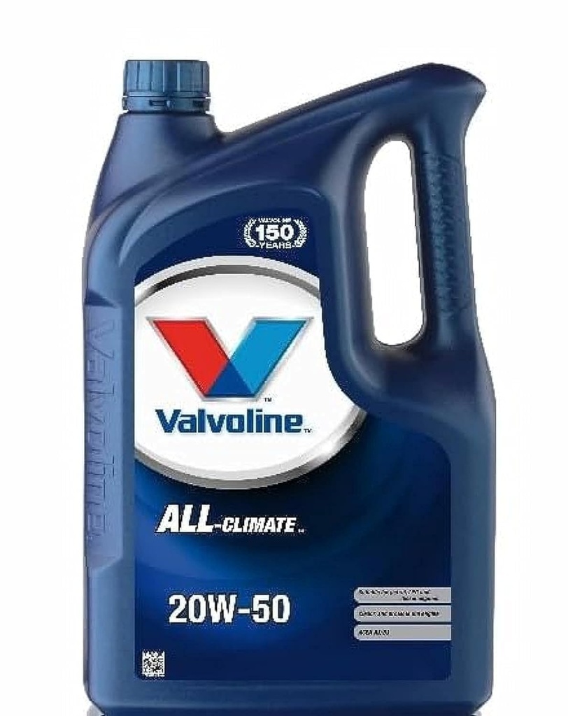 Valvoline All Climate- MOTOR OIL SAE 20W-50 SL / CF 4 l