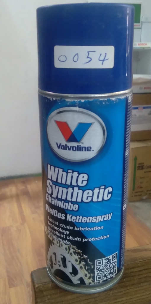 White Synthetic Chainlube for Motorcycles 400 ml - Valvoline