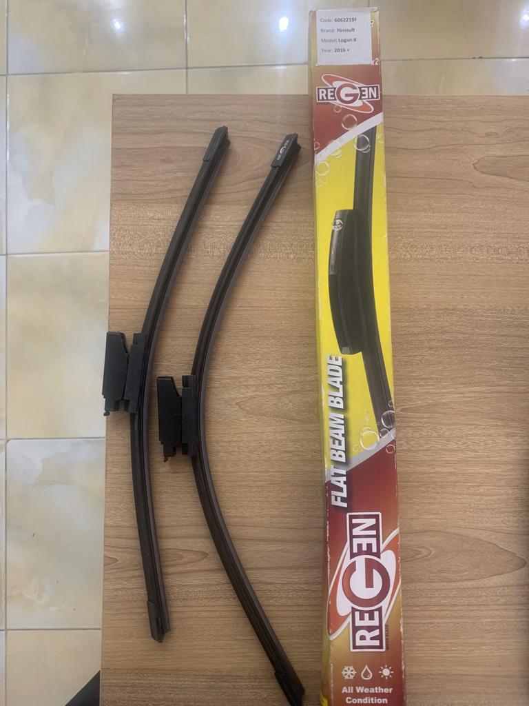 Wiper Blade Kit 19"/22" Renault New Logan [Regen] (Made in Vietnam) (6062219F) 