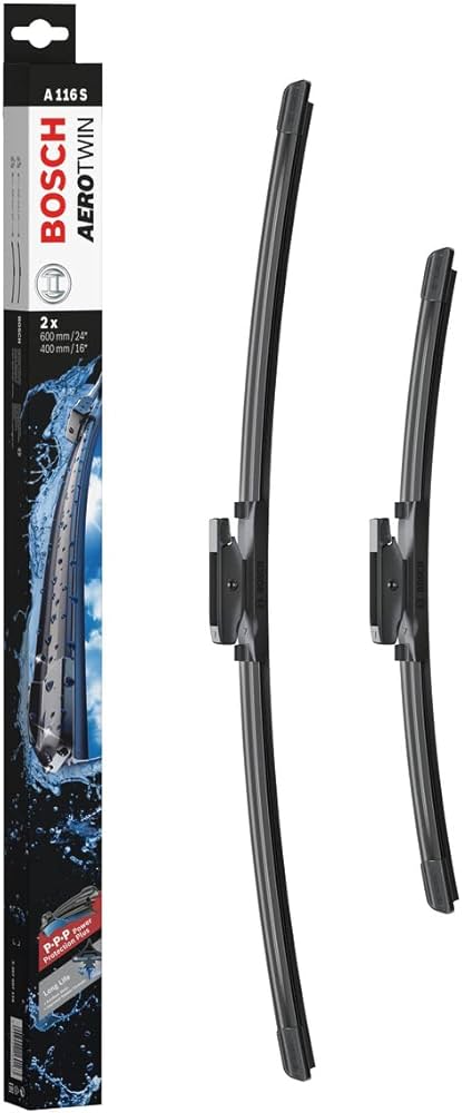 [W095] Wiper Blade Kit Bosch Aero Twin 16"/24" Renault Fluence and Megane 4