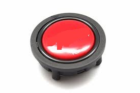 Button Horn Red (Made in Turkey)