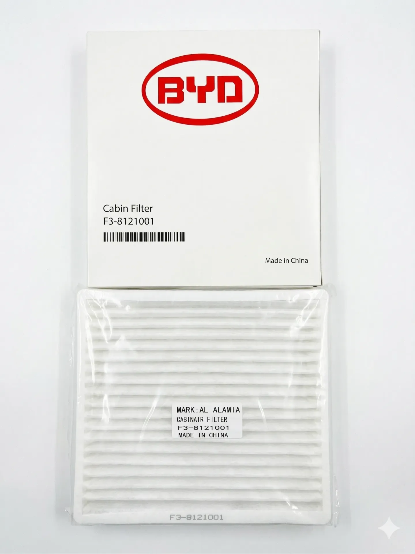 A/C Filter BYD F3 [After Market] (Made in China) (F3-8121001) // F3 BYD