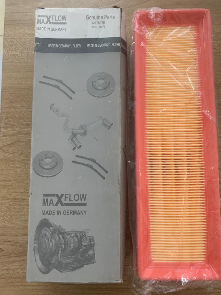 Air Filter Renault Logan Rectangular [Max Flow] (Made in China) (8200104272)