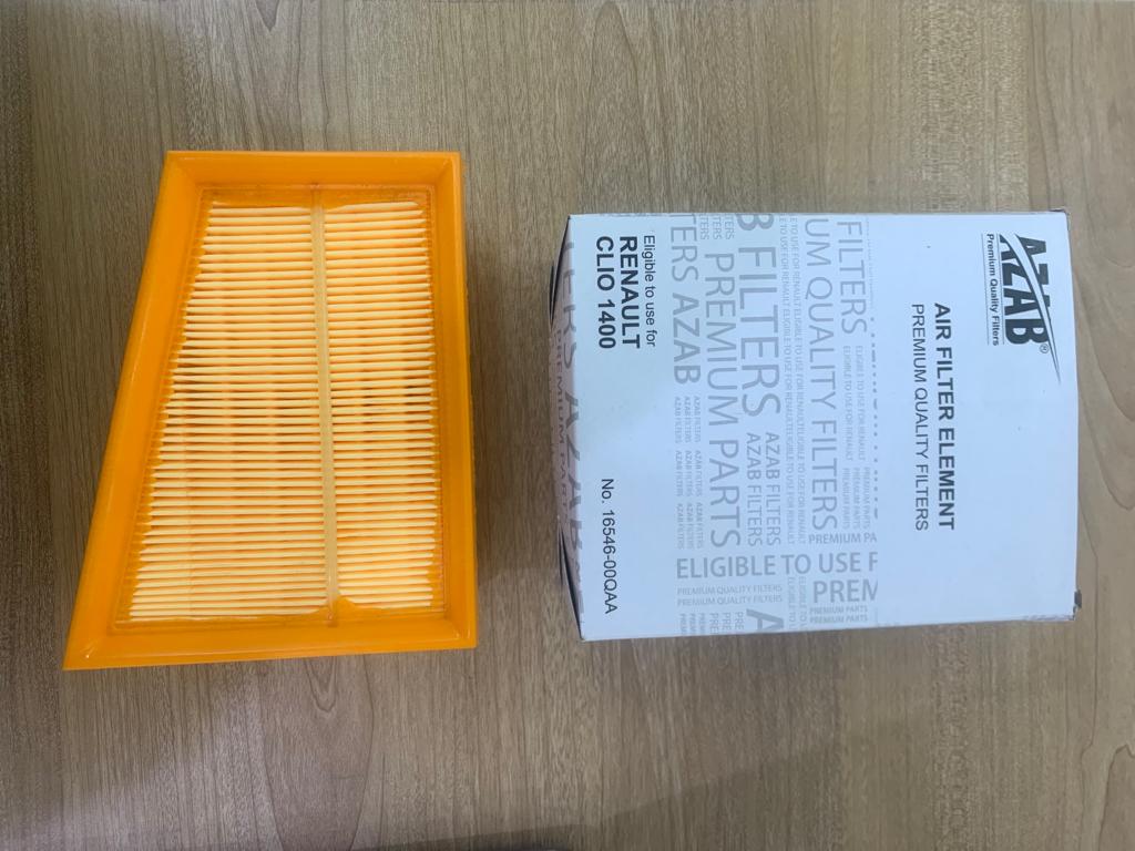 Air Filter Renault Logan Automatic Triangular [Azab] (Made in China) (16546-00QAA0)