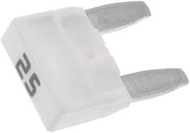 [E261] Fuse Medium 25 Amp [MTA] (Made in Italy) (0600460/40)