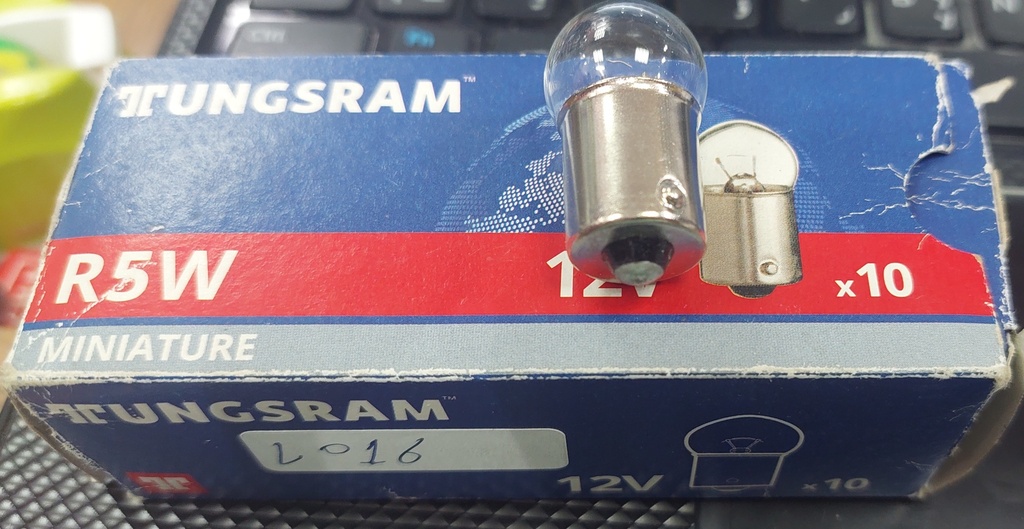 Lamp 1 Pole R5W 12V 5W BA15s [Tungsram] 