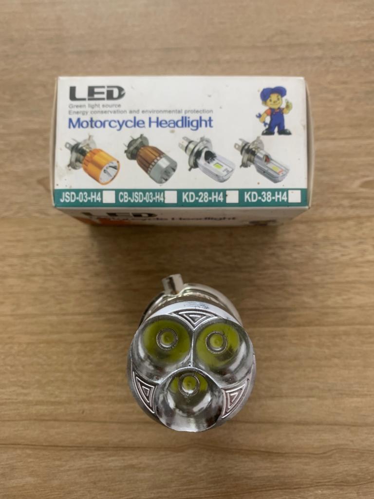Lamp Led Motorcycle 3 Terminals 3 leds round [LED] (Made in China) //