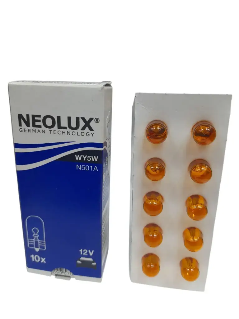 [L290] Lamp 1 Pole WY5W 12V 5W Amber [Neolux by Osram] (Made in Italy) (N501A)