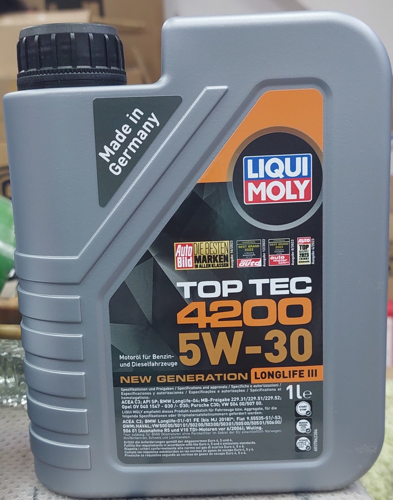 Engine Oil (LIQUI MOLY) 4200 5W-30 1 liter (Made in Germany) (8972)