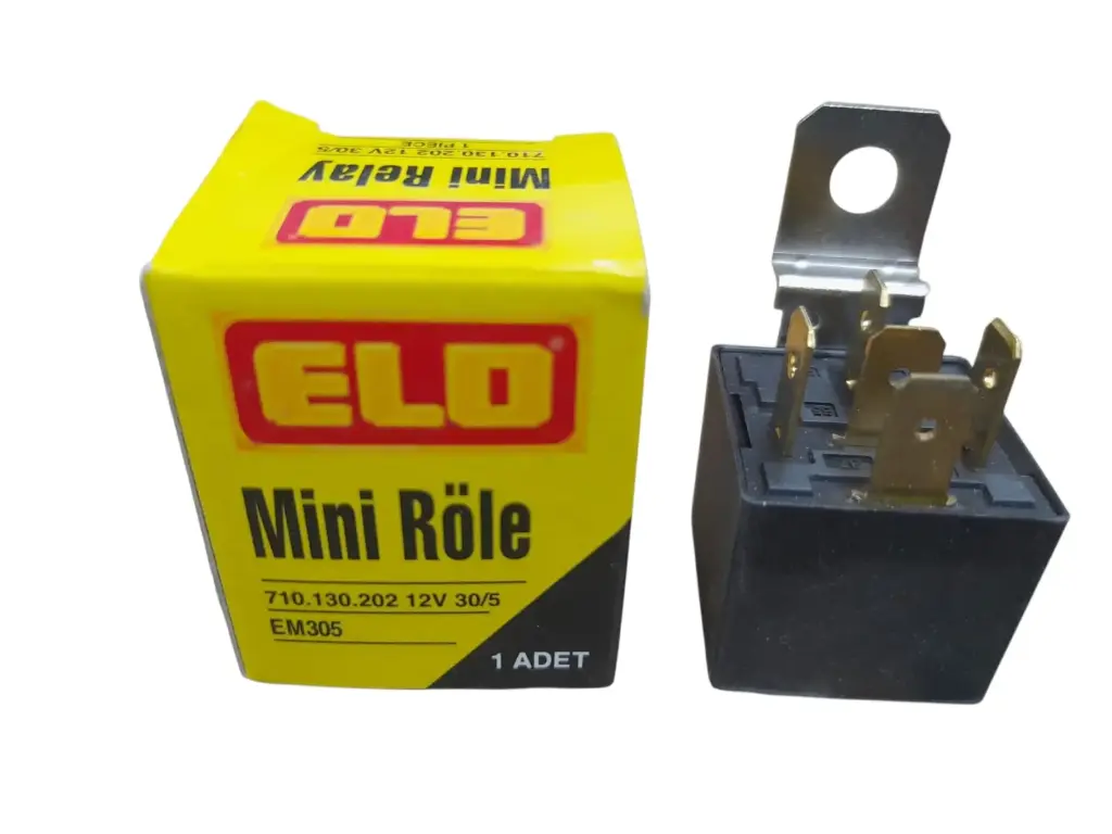 Relay 5 Pins 12V [ELO] (Made in Turkey) (710.130.202) (EM305)