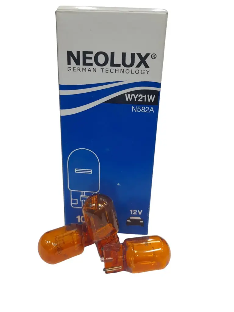 Lamp 1 Pole WY21W 12V Amber [Neolux by Osram] (Made in Japan) (N582A)
