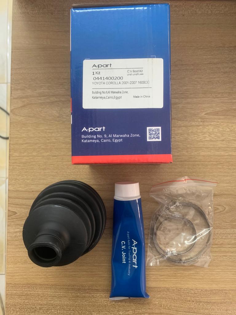 [CV053] CV Joint Boot Kit Outer Toyota Corolla 2001 - 2007 1.6 [A-Part] (Made in China) (0441400200)