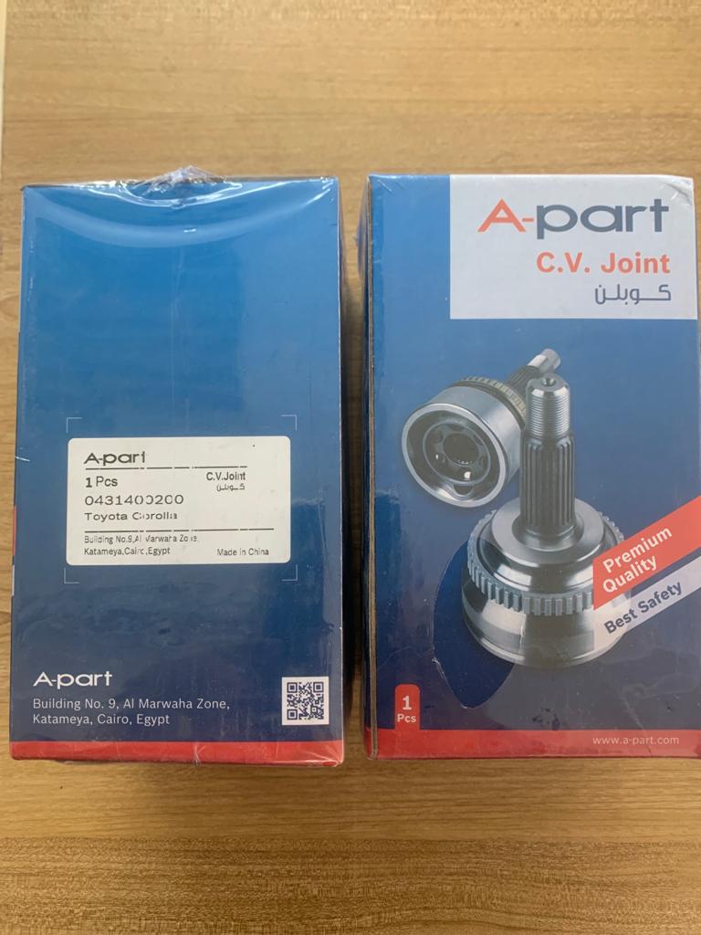 CV Joint Outer Toyota Corolla 2001 - 2007 1.6 [A-Part] (Made in China) (0431400200)