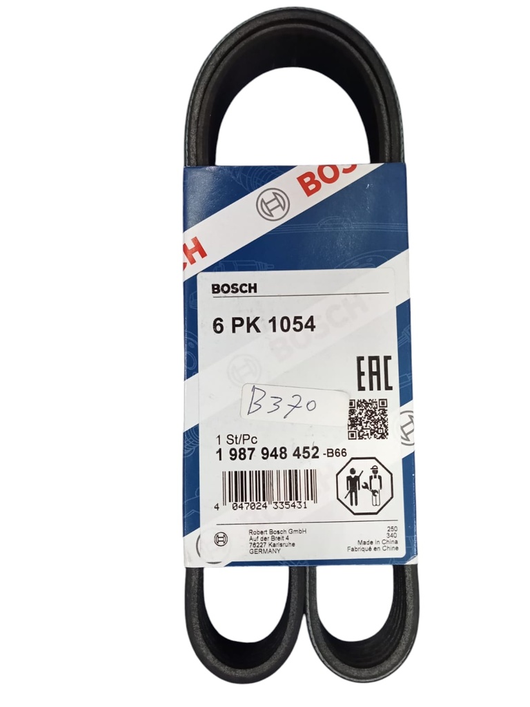 [B370] Belt 6PK1054 Peugeot 301 [Bosch] (1987948452) (Made in China)