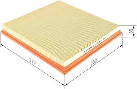 [F576] Air Filter BMW F10 / X4 / F02 [Bosch] (Made in Germany) (F026400236) // F02 /X4 / F10 BMW