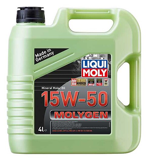 [O605] Liquimoly Engine Oil Molygen 15W-50 4 liters (Made in Germany) (2539) //