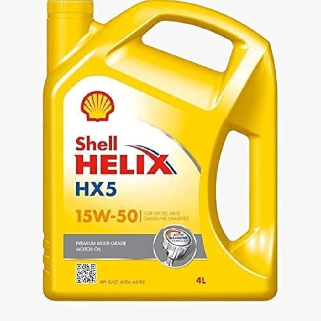 Shell Engine Oil HX5 15W50 4 lt (Made in Egypt) //